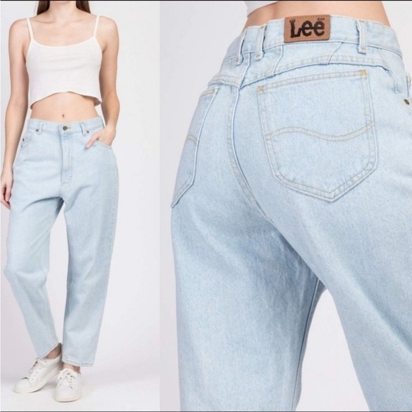 Lee Denim - LEE vintage light wash mom jean